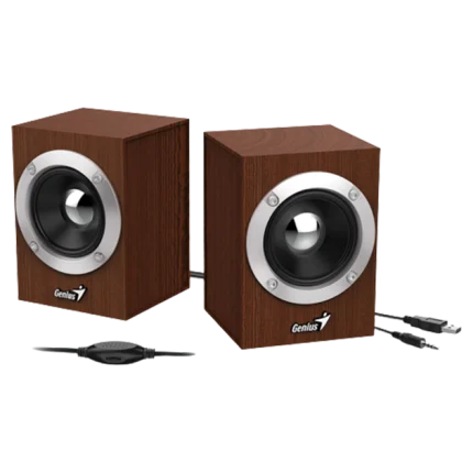 Genius SP-HF280 USB Powered Wooden Speakers