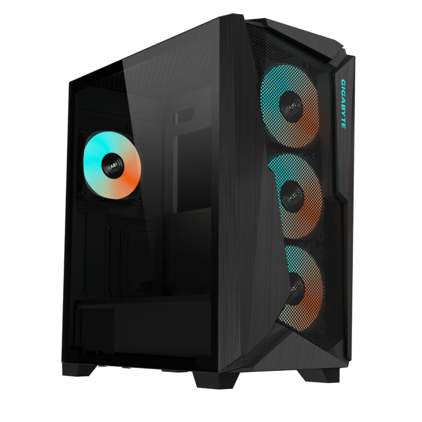 Buy GIGABYTE C301 Glass Mid Tower Gaming Case – Black